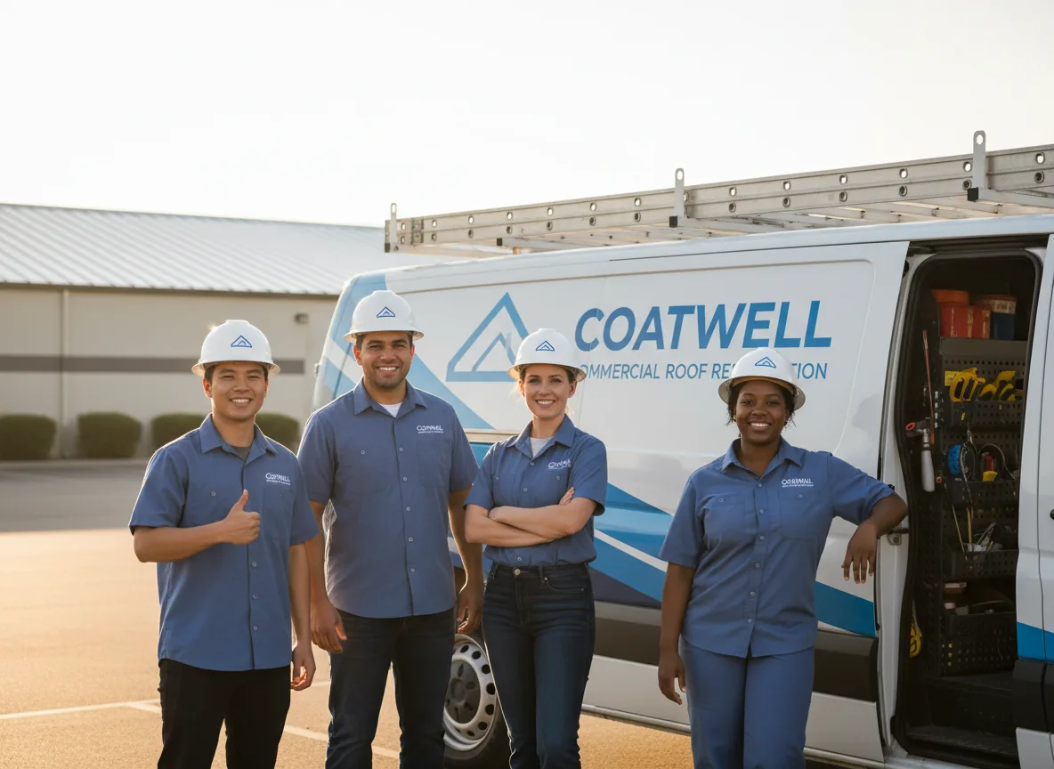 Commercial roof coating company in Kell, IL